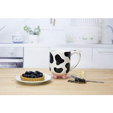 Boston Warehouse Udderly Cow Mug - Perfect Gift for Cow Lovers