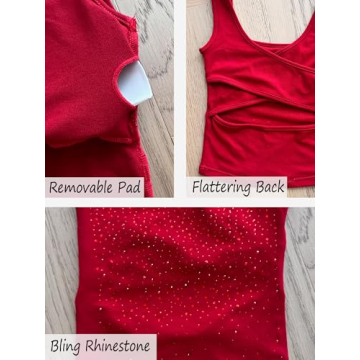 Comfortable Danysu Cotton Rib Tank Top for Active Women