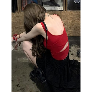 Comfortable Danysu Cotton Rib Tank Top for Active Women