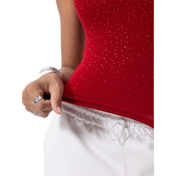 Comfortable Danysu Cotton Rib Tank Top for Active Women