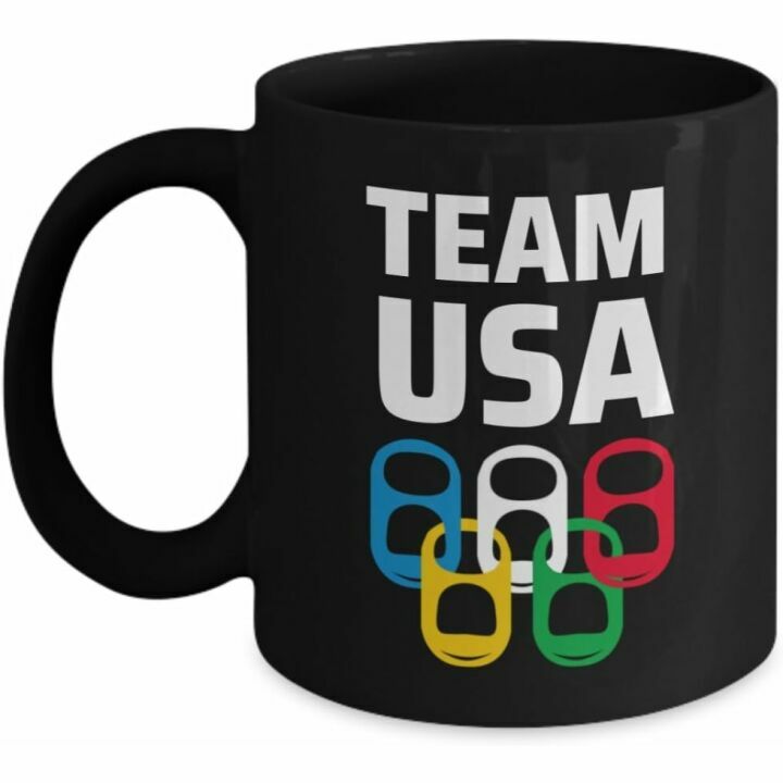 Team USA Olympic Beer Can Tabs Coffee Mug 11oz