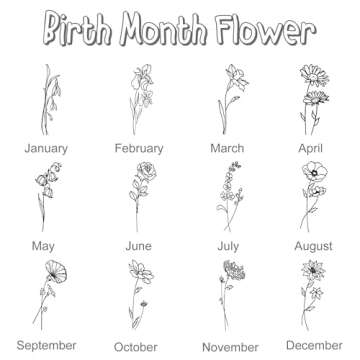 Personalized Birth Flower Acrylic Bookmark - Perfect Gift for Book Lovers