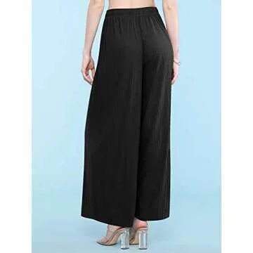 Stylish Made By Johnny Pleated Wide Leg Pants for Women