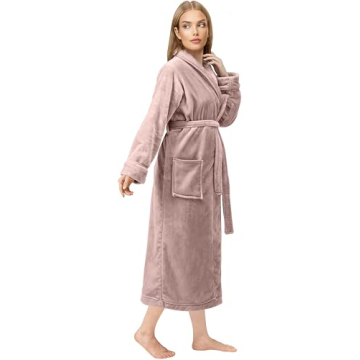 Soft Plush Women's Bathrobe - NY Threads Luxury Comfort