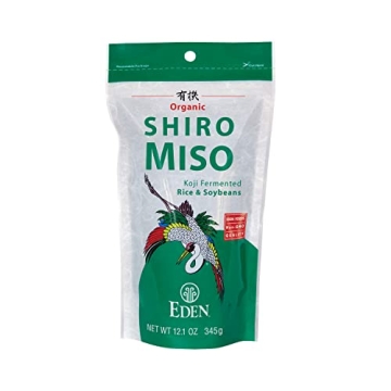 Eden Organic Shiro Miso, Sweet White Miso Paste with Less Sodium and Non-GMO Ingredients