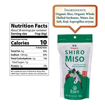 Eden Organic Shiro Miso Sweet White Miso Paste