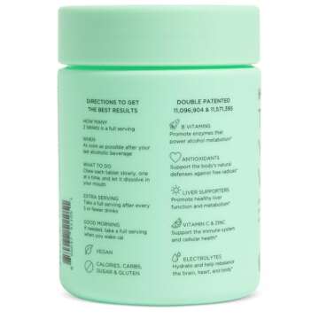 H-PROOF The Anytime You Drink Vitamin for Liver Health & Immunity Support with Electrolytes, Antioxi...