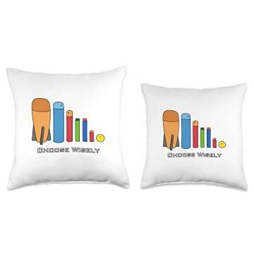 Coop772 Merch Choose Wisely 16x16 Throw Pillow, Multicolor