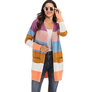 Yomoko Women's Cutout Front Ribbed Knit Bodysuit Sexy Long Sleeve Stretchy One Piece Jumpsuits Tops (Multicolored, Medium)