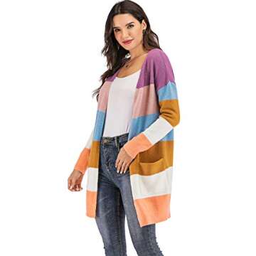 Yomoko Women's Cutout Front Ribbed Knit Bodysuit Sexy Long Sleeve Stretchy One Piece Jumpsuits Tops (Multicolored, Medium)