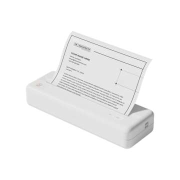 HPRT Wireless Portable Printer - Bluetooth Thermal Printer for Travel, Mobile Office, School, Home C...
