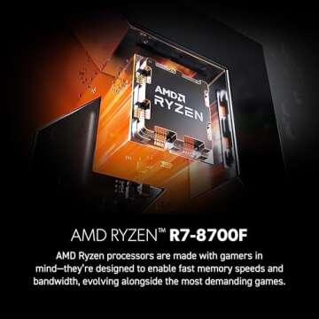 MSI Codex Z2 Gaming Desktop: R7-8700F, GeForce RTX 5070, 32GB DDR5, 2TB SSD, USB Type-C, VR-Ready