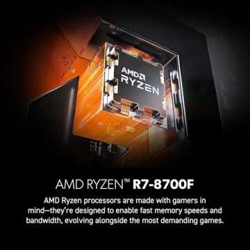 MSI Codex Z2 Gaming Desktop: R7-8700F, GeForce RTX 5070, 32GB DDR5, 2TB SSD, USB Type-C, VR-Ready