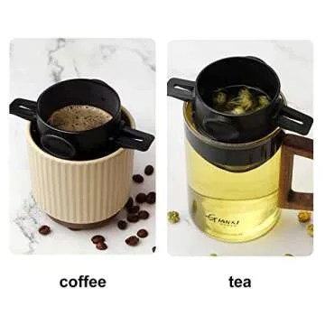 AnnYun Portable Pour Over Coffee Dripper, Easy to Use