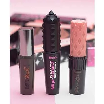 Benefit Cosmetics Lash Leader Mini Travel Size Trio Roller Lash Bad Gal Bang They’re Real Travel Size