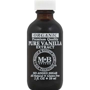 Organic Pure Vanilla Extract 2 Oz by Morton & Bassett