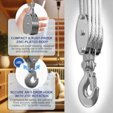 Effortless Heavy Lifting with SALIFTFE Pulley System