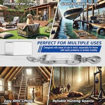 Effortless Heavy Lifting with SALIFTFE Pulley System