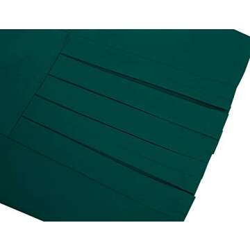 MUXXN Ladies Classic High Collar High Stretch Formal Office Work Dress with Belt (Dark Green M)