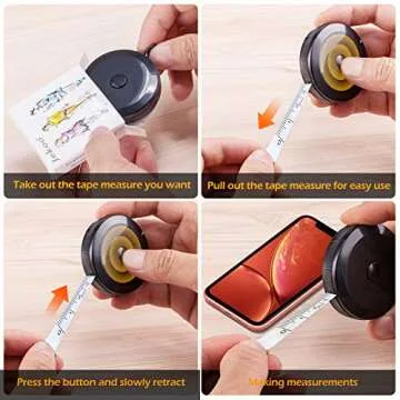Retractable Measuring Tape - Size & Accuracy for All Projects