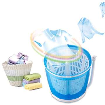 Portable Hand Cranked Manual Washer & Spin Dryer