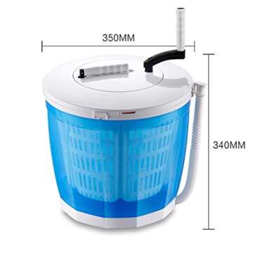 Portable Hand Cranked Manual Washer & Spin Dryer