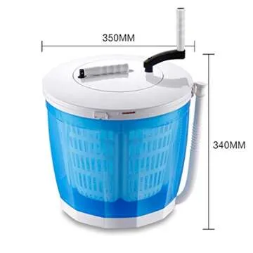 Portable Hand Cranked Manual Washer & Spin Dryer