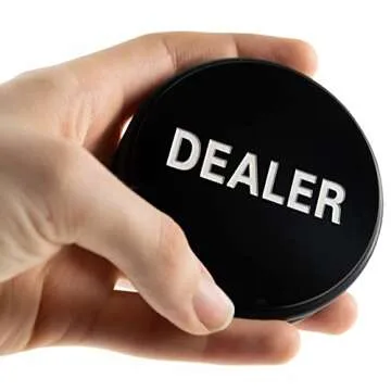 Brybelly Double-Sided Dealer Button for Poker Nights and Games