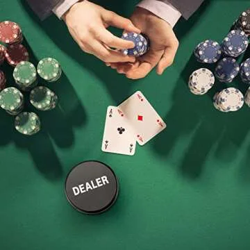 Brybelly Double-Sided Dealer Button for Poker Nights and Games
