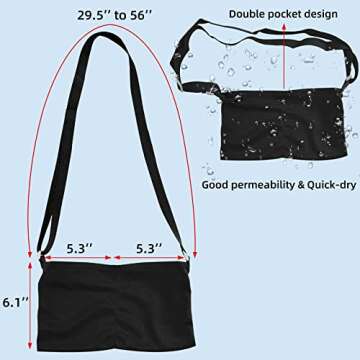 Mastectomy Drain Holder: 2 pcs Adjustable Mastectomy Drain Holder Drainage Pouch - Mastectomy Drainage Pouch for Breast Surgery Mastectomy Breast Reduction Augmentation Post