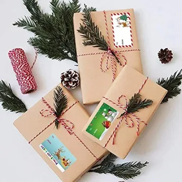 500 Pcs Christmas Gift Tags Stickers by Taeekiy