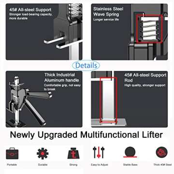 Labor Saving Arm Jack for Easy Furniture Installation