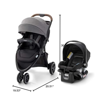Graco Outpace LX All-Terrain Stroller with Car Seat Combo