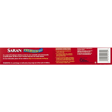 Saran Premium Plastic Wrap 100 ft Rolls - 3 Pack