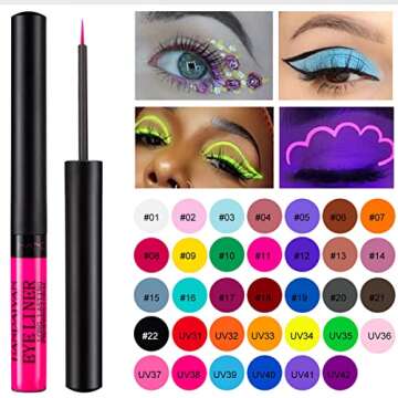 BestLand 12 Colors Matte Liquid Eyeliner Set for Vibrant Makeup Looks