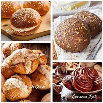 GDDGCUO Hamburger Bun Pan, 4 Inch Silicone Hamburger Bun Mold, 6 Cup Big Baking Pan for Homemade Hamburger Buns, Dishwasher Safe