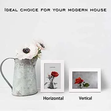 Egofine Solid Wood Picture Frames Set of 4 for All Spaces