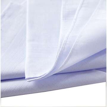 Ricosky Men's Cotton Handkerchiefs - Pack of 12 - Elegant