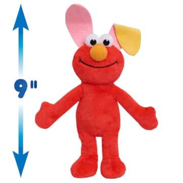 Just Play Sesame Street Easter Small Plush Bundle, 9-inch Tall Elmo and Cookie Monster Stuffed Anima...