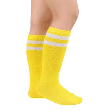 American Trends Kids Soccer Socks Knee High Socks for Toddler Boys Girls Youth School Uniform Stripe...