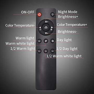 LGJFOTSUNCY 18'' Dimmable Bi-color Photography Light