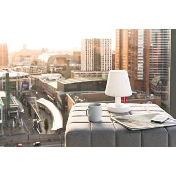 Fatboy Edison The Petit Lamp Rechargeable Portable LED Light, White