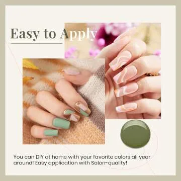 Southern Belle Glitter Gel Polish Set - 6 Pcs