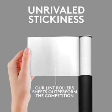 Flint Classic Mini Lint Roller with 90 Extra Sticky Sheets