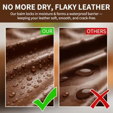 Leather Recoloring Balm and Scratch Repair Kit for All Leather