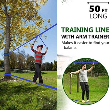 TUAHOO Ninja Obstacle Course for Kids Backyard Adventure