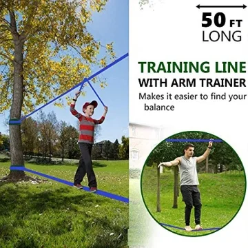 TUAHOO Ninja Obstacle Course for Kids Backyard Adventure