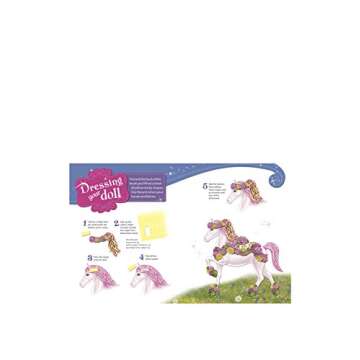 Klutz The Marvelous Book of Magical Horses: Dress Up Paper Horses & Their Fairy Friends Book , 10.25" Length x 0.75" Width x 9.5" Height