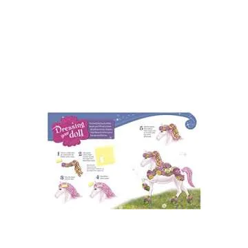 Klutz The Marvelous Book of Magical Horses: Dress Up Paper Horses & Their Fairy Friends Book , 10.25" Length x 0.75" Width x 9.5" Height