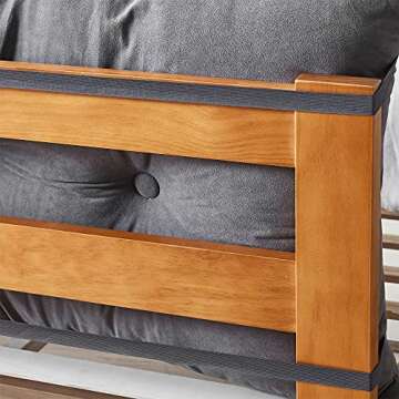 Rainha - Plush Tufted College Headboard - Dark Gray